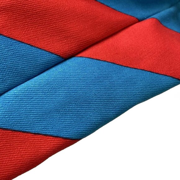 Auth miumiu - 5BZ006 Blue Red Multi Canvas Leather Backpack - Picture 12 of 16